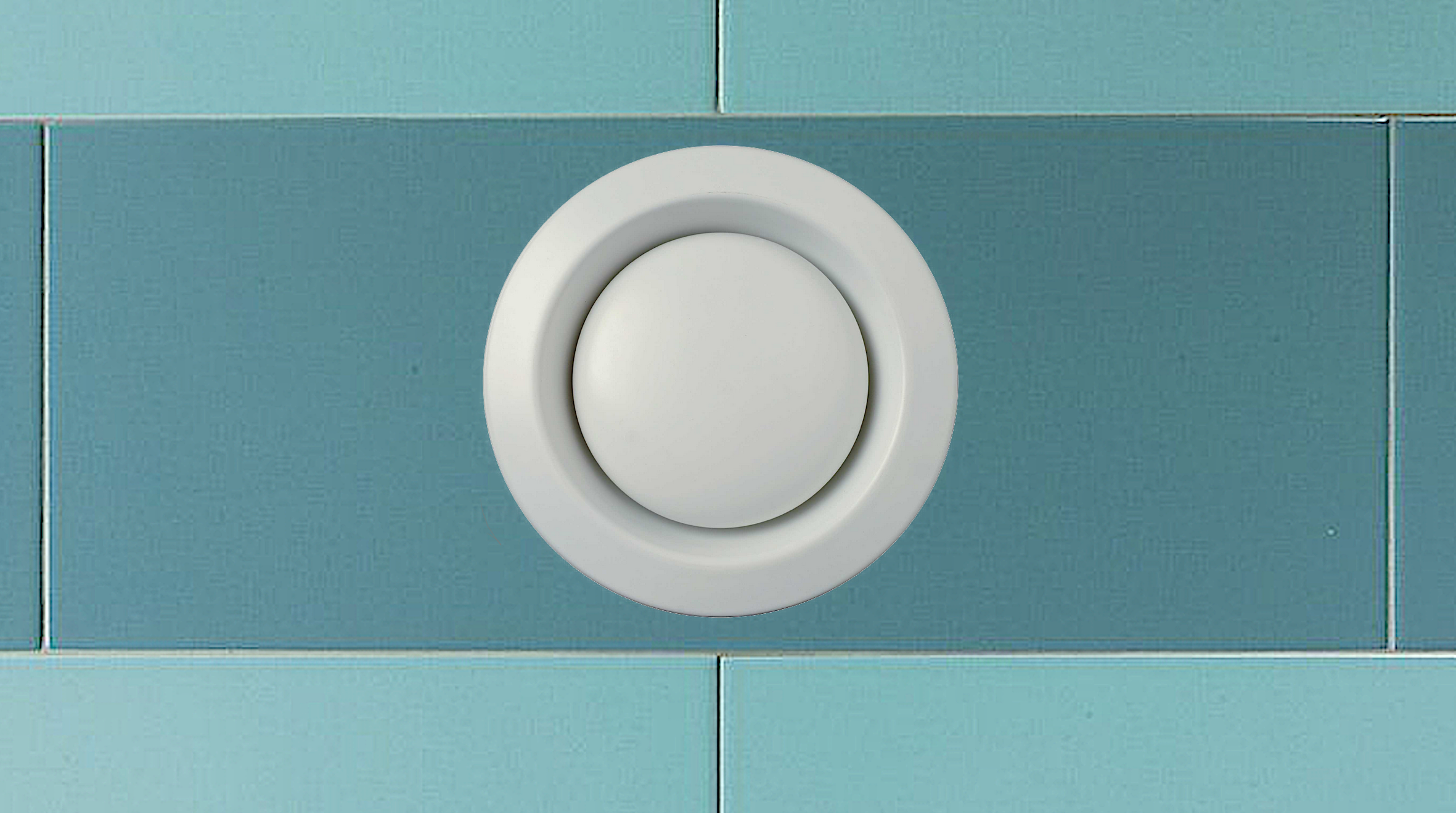 Carrelage Grip Leroy Merlin, bouche d'extraction VMC Zehnder © Montage photo Futura Maison